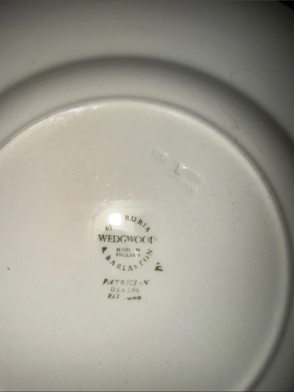 Vintage Wedgwood Patrician Salad Plates - Set of 4  8 3/8”